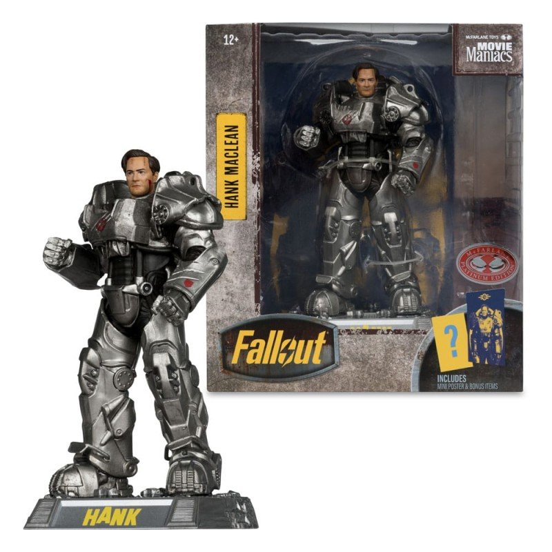 Fallout Movie Maniacs Action Figure Hank Maclean (Season 2) (Red Platinum Edition) 17 cm | 0787926141344