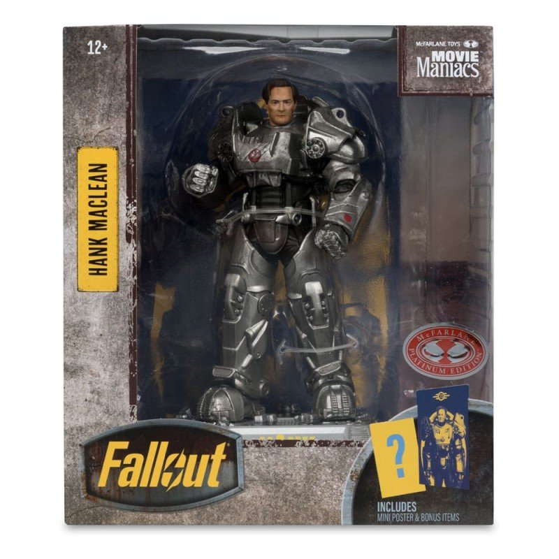 Fallout Movie Maniacs Action Figure Hank Maclean (Season 2) (Red Platinum Edition) 17 cm | 0787926141344