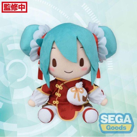 Character Vocal Series 01: Hatsune Miku Fuwa Petit Plush Figure Hatsune Miku Going Out Series Chinatown Ver. M 22 cm | 4582733447490
