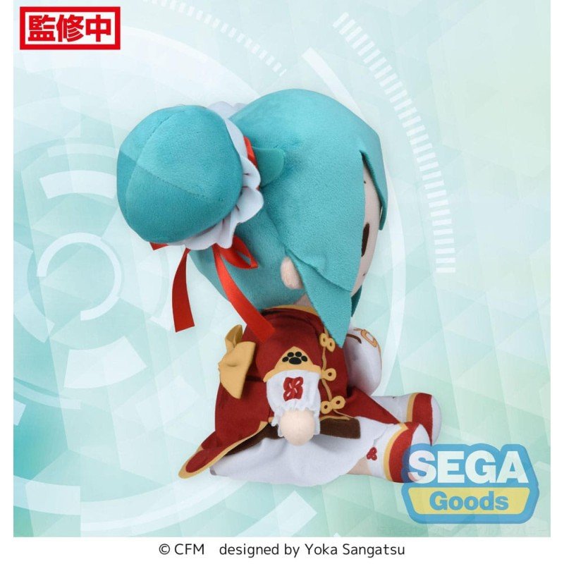 Character Vocal Series 01: Hatsune Miku Fuwa Petit Plush Figure Hatsune Miku Going Out Series Chinatown Ver. M 22 cm | 4582733447490