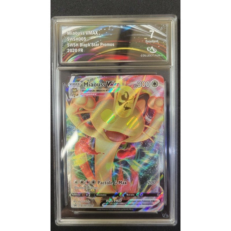 COLLECT AURA - Pokémon TCG - Miaouss VMAX SWSH005 - SWSH Black Star Promos - 2020 FR | 53062316