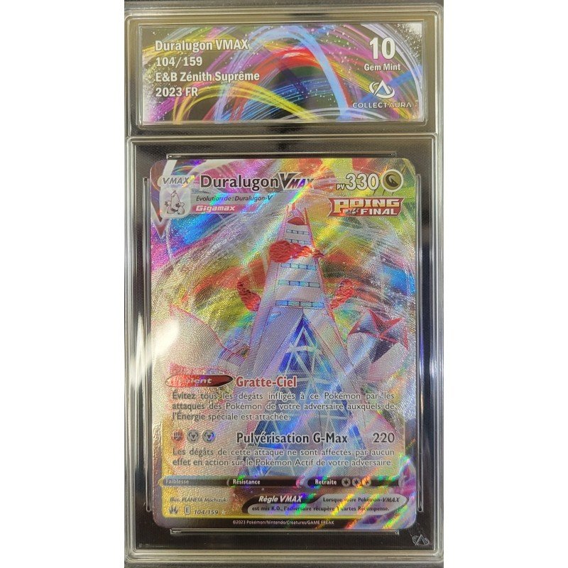 COLLECT AURA - Pokémon TCG - Duralugon VMAX n°104/159 - E&B Zénith Suprême - 2023 FR | 53062316