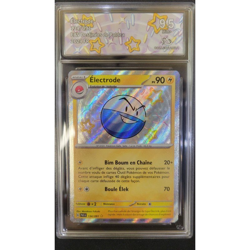 COLLECT AURA - Pokémon TCG - Électrode n°134/091 - E&V Destinée de Paldea - 2024 FR | 53062316