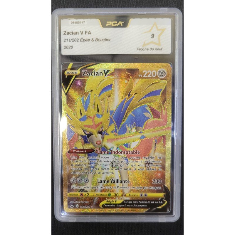 PCA - Pokémon TCG - Zacian V FA n°211/202 - Épée & Bouclier - 2020 | 53062316