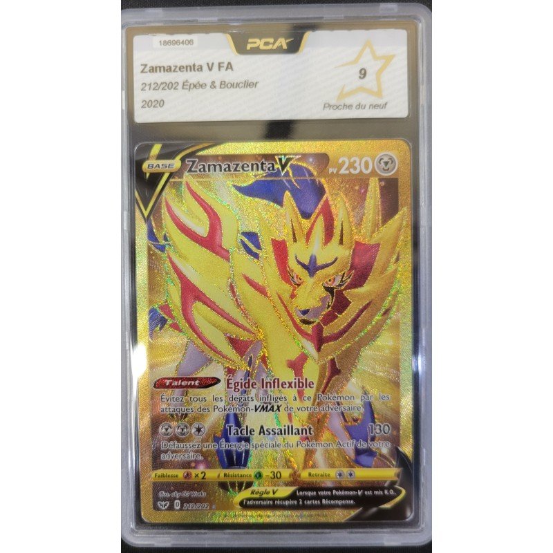 PCA - Pokémon TCG - Zamazenta V FA n°212/202 - Épée & Bouclier - 2020 | 53062316