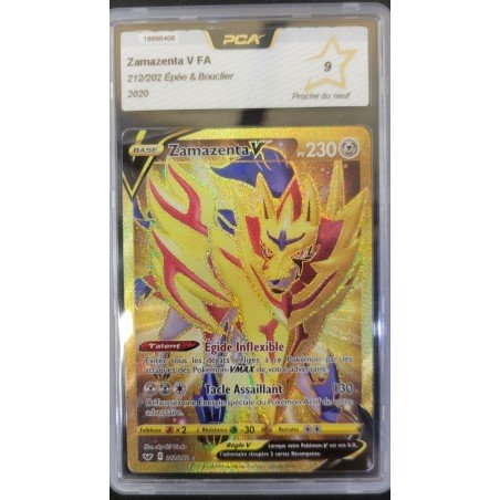 PCA - Pokémon TCG - Zamazenta V FA n°212/202 - Épée & Bouclier - 2020 | 53062316