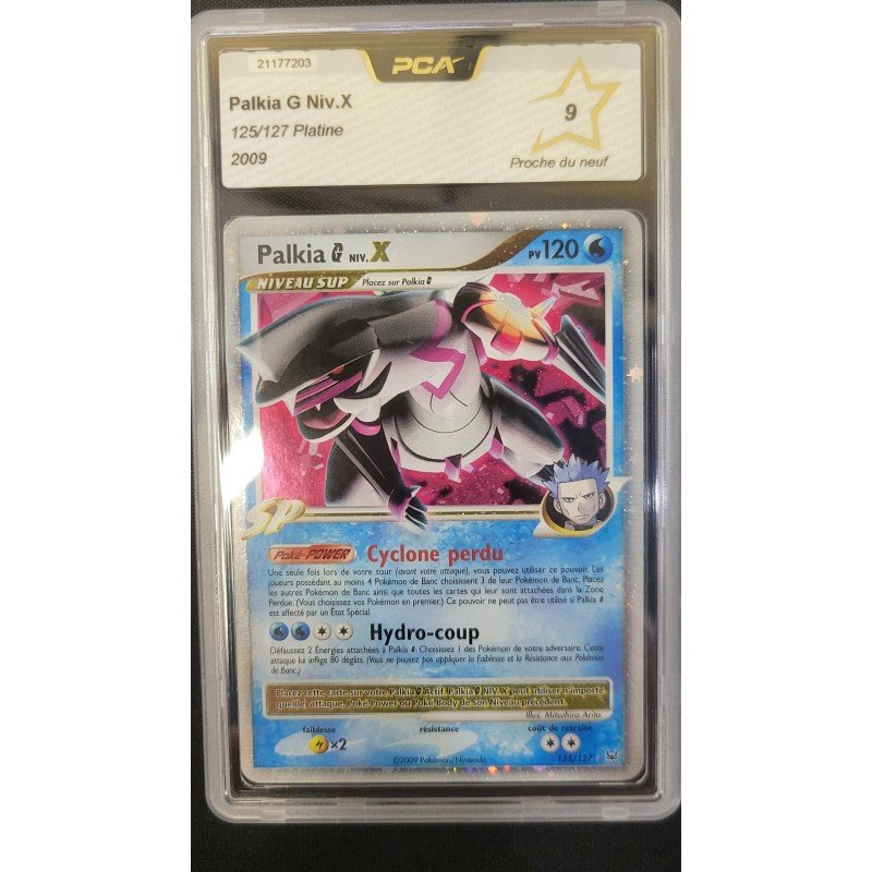 PCA - Pokémon TCG - Palkia G Niv.X n°125/127 - Platine - 2009 | 53062316