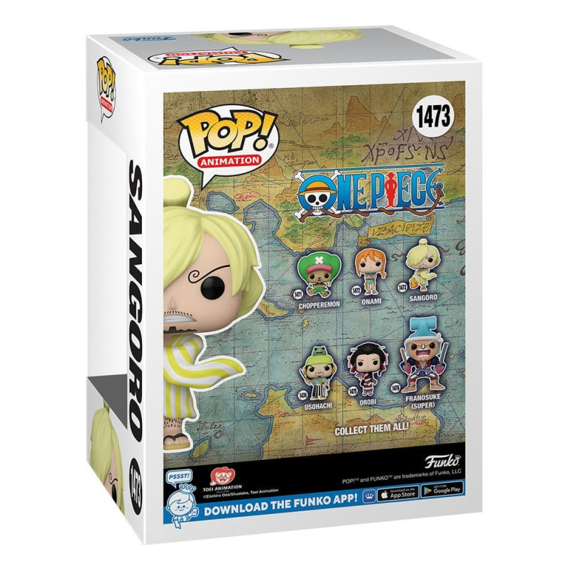 One Piece Figurine Funko POP! Animation Vinyl Sangoro (Wano) 9 cm