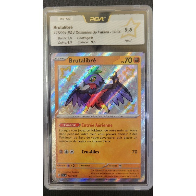PCA - Pokémon TCG - Brutalibré n°175/091 - E&V Destinées de Paldea - 2024 | 53062316