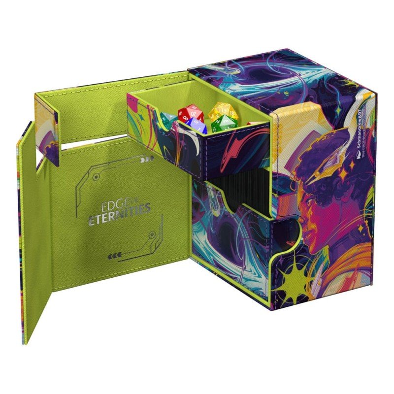 Ultimate Guard Flip'n'Tray 133+ Xenoskin Magic: The Gathering "Edge of Eternities" - Haliya en Tezzeret | 4056133039260