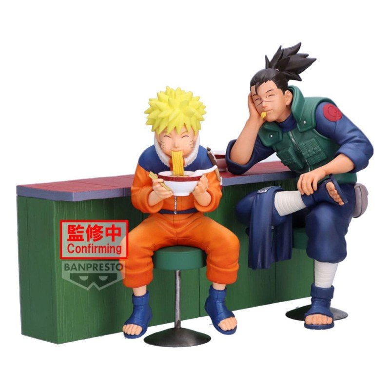 Naruto 72 Series PVC Statue Naruto Uzumaki & Iruka Umino (A: Naruto Uzumaki) 11 cm | 4573102711410