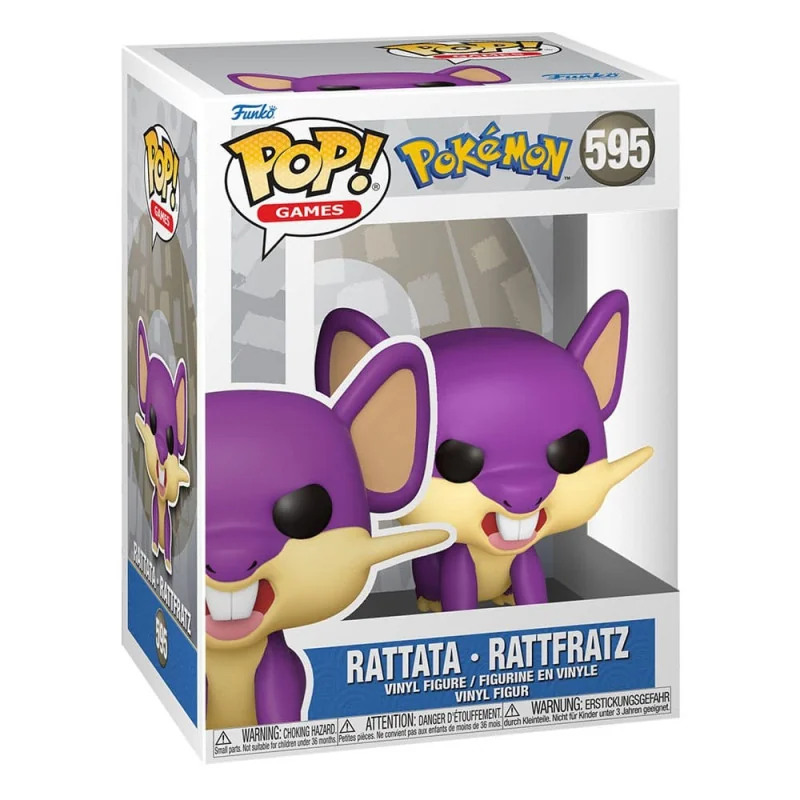 Pokémon Funko KNALLEN! Animatie Vinyl Rattata 9 cm | 889698746328