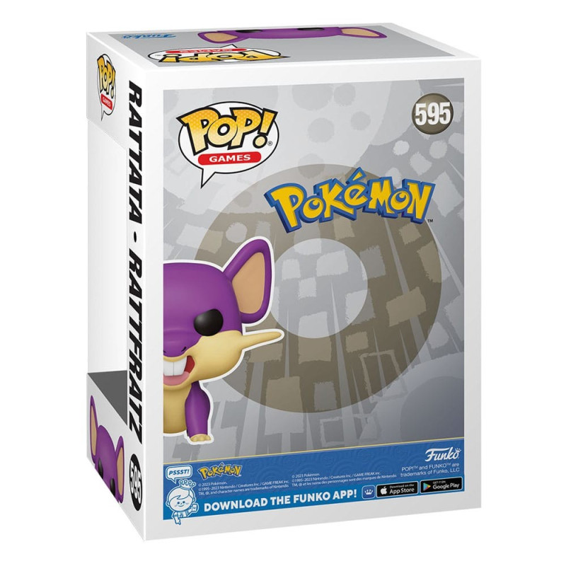Pokémon Funko POP! Animation Vinyl Rattata 9 cm