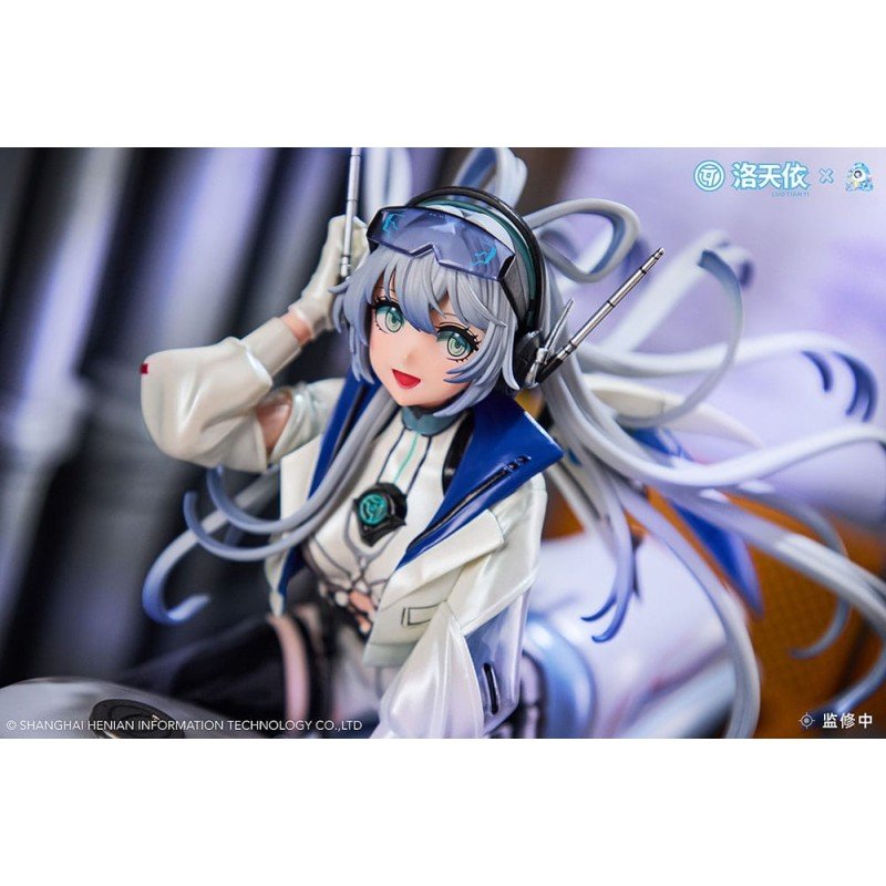 Vsinger statuette PVC 1/7 Vsinger Luo Tianyi Retro-Future Storm Driver Ver. 23 cm