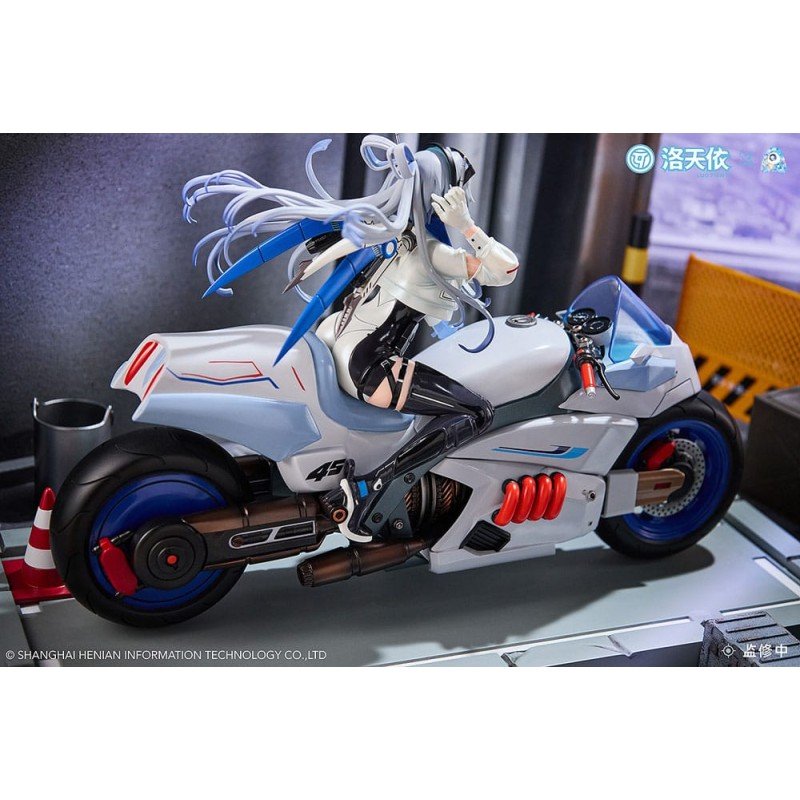 Vsinger statuette PVC 1/7 Vsinger Luo Tianyi Retro-Future Storm Driver Ver. 23 cm