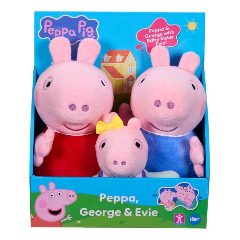 Peppa Pig Plush figures 3er Pack | 6097015827863