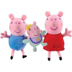 Peppa Pig Plush figures 3er Pack | 6097015827863