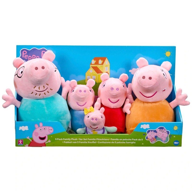 Peppa Pig Plush figures 5er Pack | 6097016827886