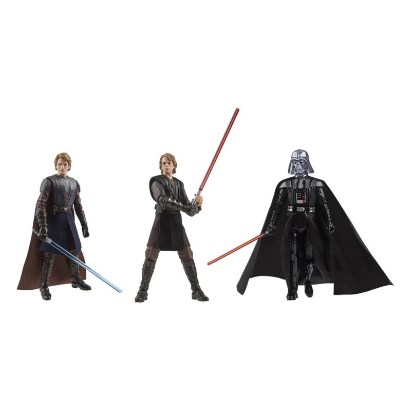 Star Wars Vintage Collection Action Figure 3-Pack The Journey of Anakin Skywalker | 5010996291929