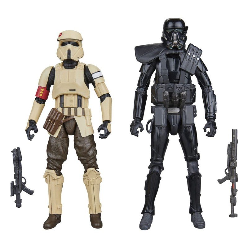 Star Wars: Rogue One Black Series pack 2 figurines Shoretrooper & Death Trooper 15 cm