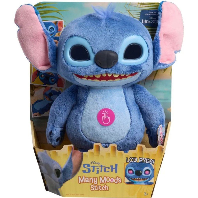 Lilo & Stitch Plush Figure with LCD Visual Effects and Sounds The Many Mood Stitch 36 cm | 0886144115837