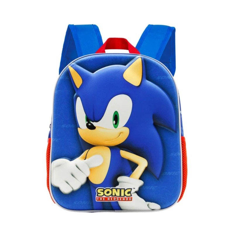 Sonic The Hedgehog 3D Backpack Sega Velocity Blue Small | 8445118027723