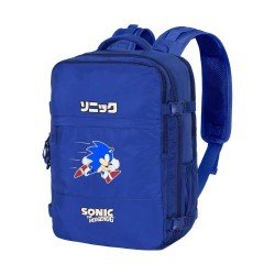 Sonic The Hedgehog sac à dos Mercury Travel Sega Action Blue Large 