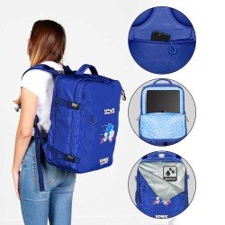 Sonic The Hedgehog sac à dos Mercury Travel Sega Action Blue Large | 8445118077902