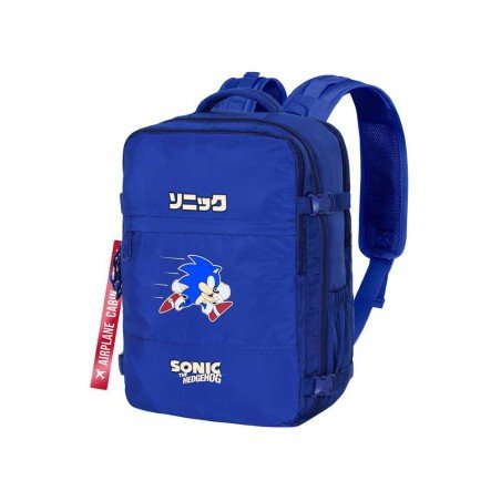 Sonic The Hedgehog Mercury Underseat Cabin Bag Backpack Sega Action Blue | 8445118079593