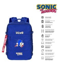 Sonic The Hedgehog Mercury Underseat Cabin Bag Backpack Sega Action Blue | 8445118079593