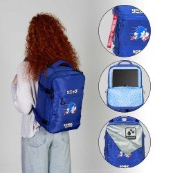 Sonic The Hedgehog Mercury Underseat Cabin Bag Backpack Sega Action Blue | 8445118079593