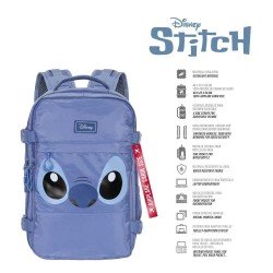 Lilo & Stitch Mercury Underseat Cabin Bag Backpack Face Blue | 8445118079623