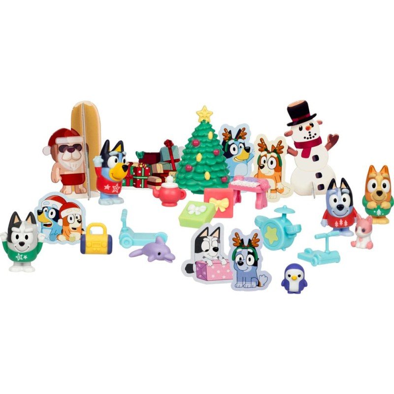 Bluey calendrier de l'avent Mini-Figurines