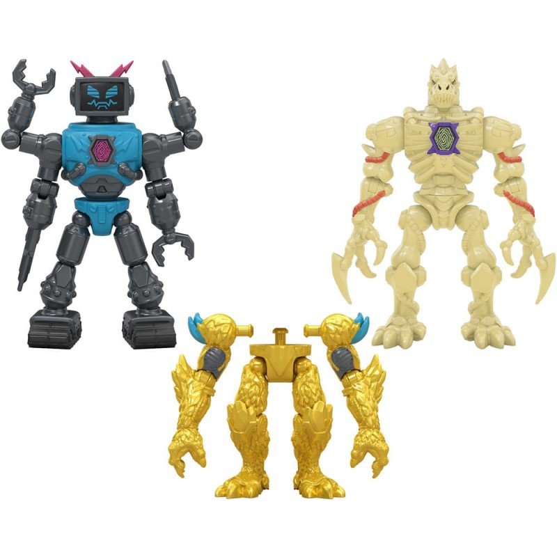 Mr. Beast Lab Hybrids Series 2 Mini Figuren 2er-Pack Lab-Bot vs Gid Skeleton 11 cm 
