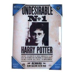 Harry Potter Affiche en verre Undesirable No. 1 30 x 40 cm | 8435450200731
