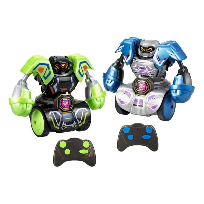 Silverlit Robo Kombat Tornado Remote-Controlled Robots 2er - Set Green/Blue | 4891813868842