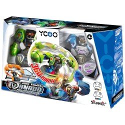 Silverlit Robo Kombat Tornado Remote-Controlled Robots 2er - Set Green/Blue | 4891813868842
