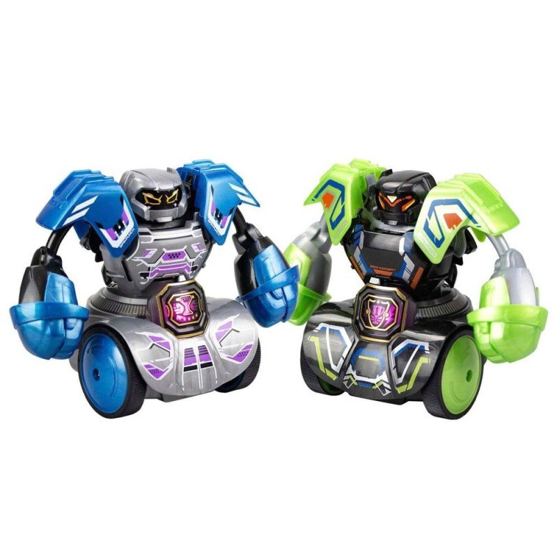 Silverlit Robo Kombat Tornado Remote-Controlled Robots 2er - Set Green/Blue | 4891813868842