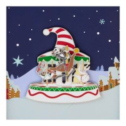 L´étrange Noël de Mr. Jack by Loungefly 3" pin's émaillés Christmas Town Carousel Limited Edition 8 cm