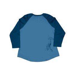 Pinocchio by Loungefly Tee T-Shirt Unisex Blue Fairy Shirred Raglan Size XL | 0671803546158