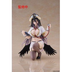 Overlord statuette PVC Desktop Cute Figure Albedo Nurse Ver. Renewal 13 cm