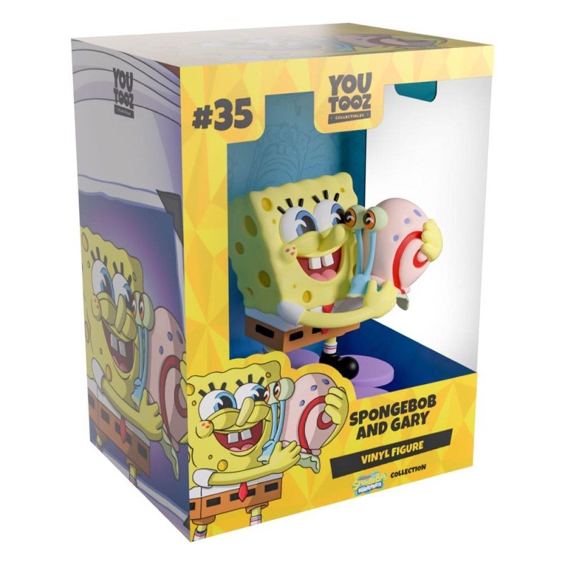 SpongeBob SquarePants Vinyl Figure Spongebob & Gary 9 cm | 0810190435274