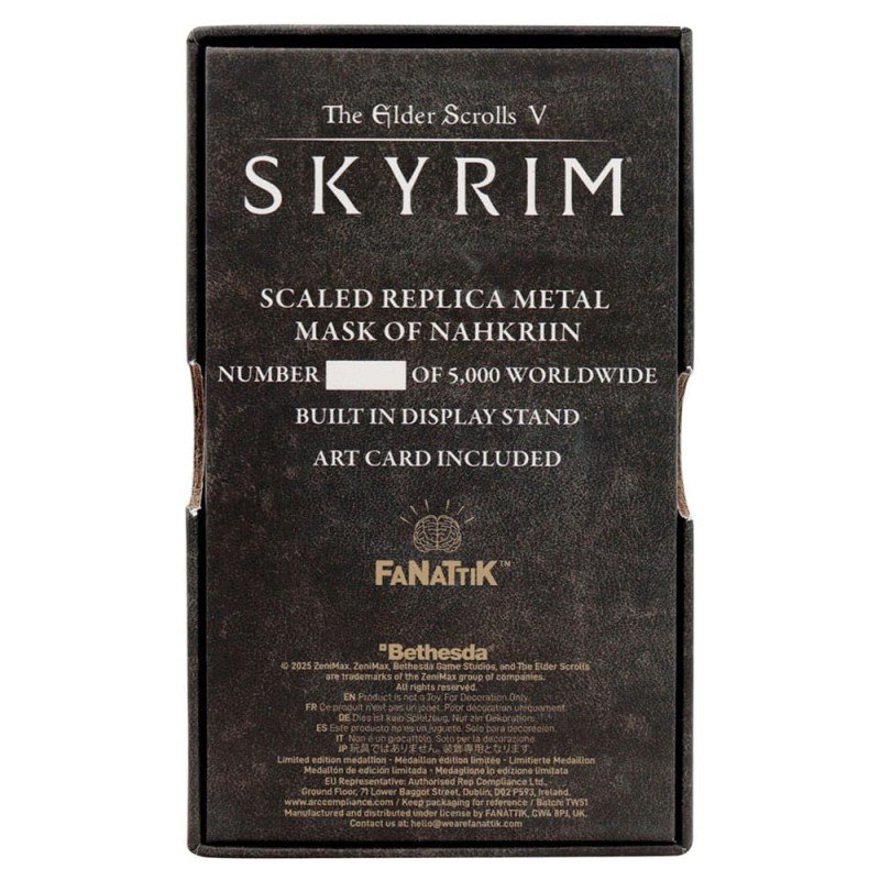 The Elder Scrolls V Replica Skyrim Nahkriin Dragon Priest Mask Limited Edition