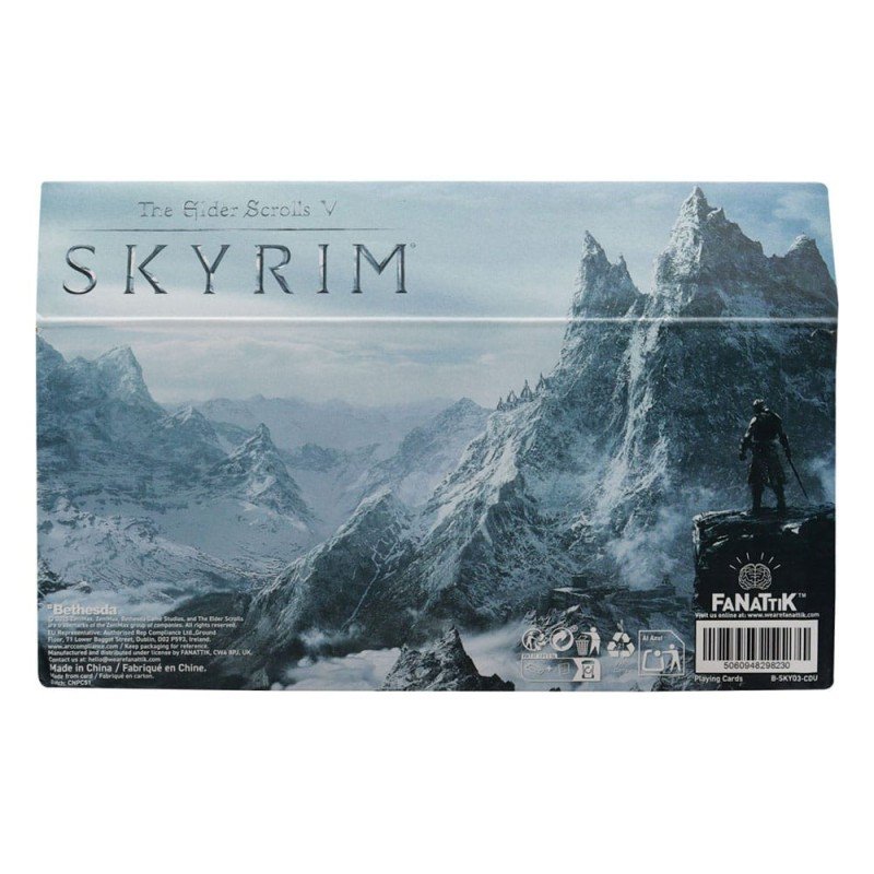 Elder Scrolls Skyrim jeu de cartes à jouer Boîte de présentation (12)