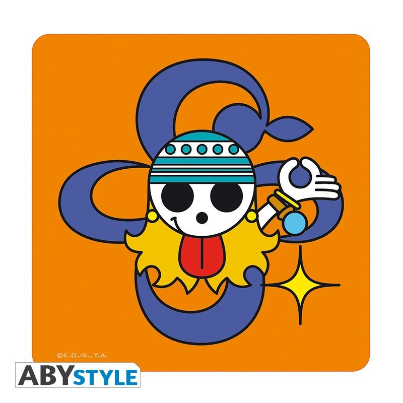 One Piece Set 4 Coasters "Skulls"