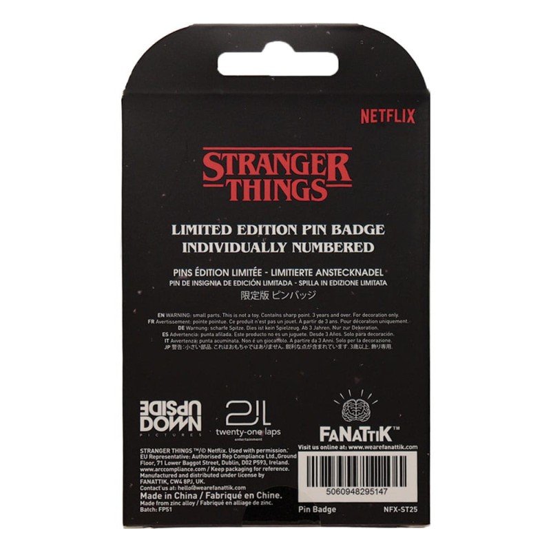 Stranger Things pin Hellfire Lives Limited Edition     