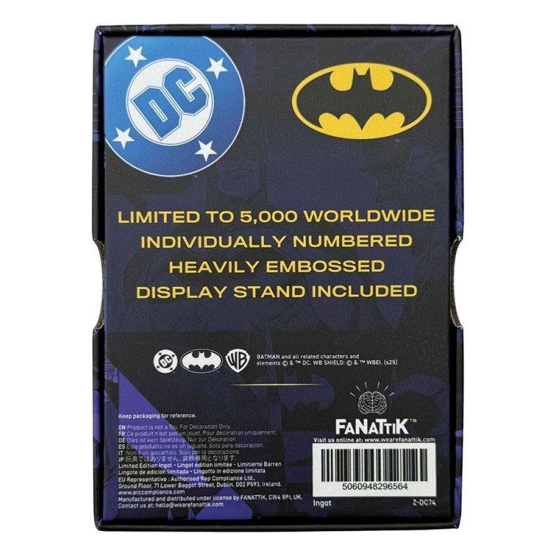 DC Comics Ingot Batman Armour Limited Edition 