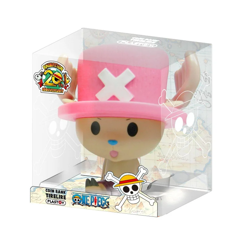 License: One Piece
Product: PVC Chopper piggy bank 15 cm
Brand: Plastoy