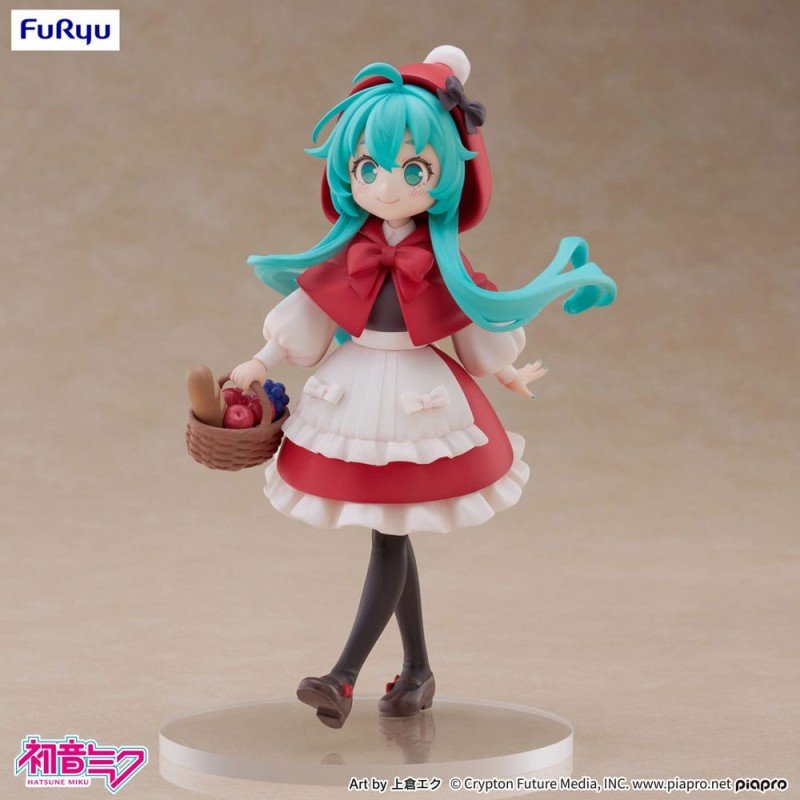 Hatsune Miku statuette PVC Desktop Fairy Hatsune Miku Little red riding hood Ver. 16 cm   