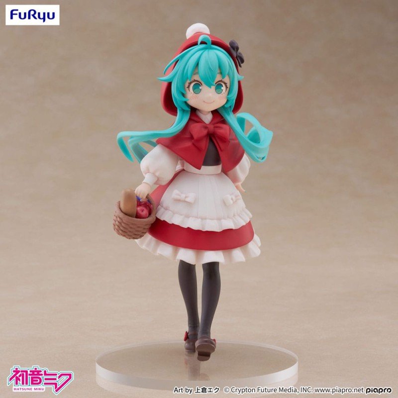 Hatsune Miku statuette PVC Desktop Fairy Hatsune Miku Little red riding hood Ver. 16 cm   